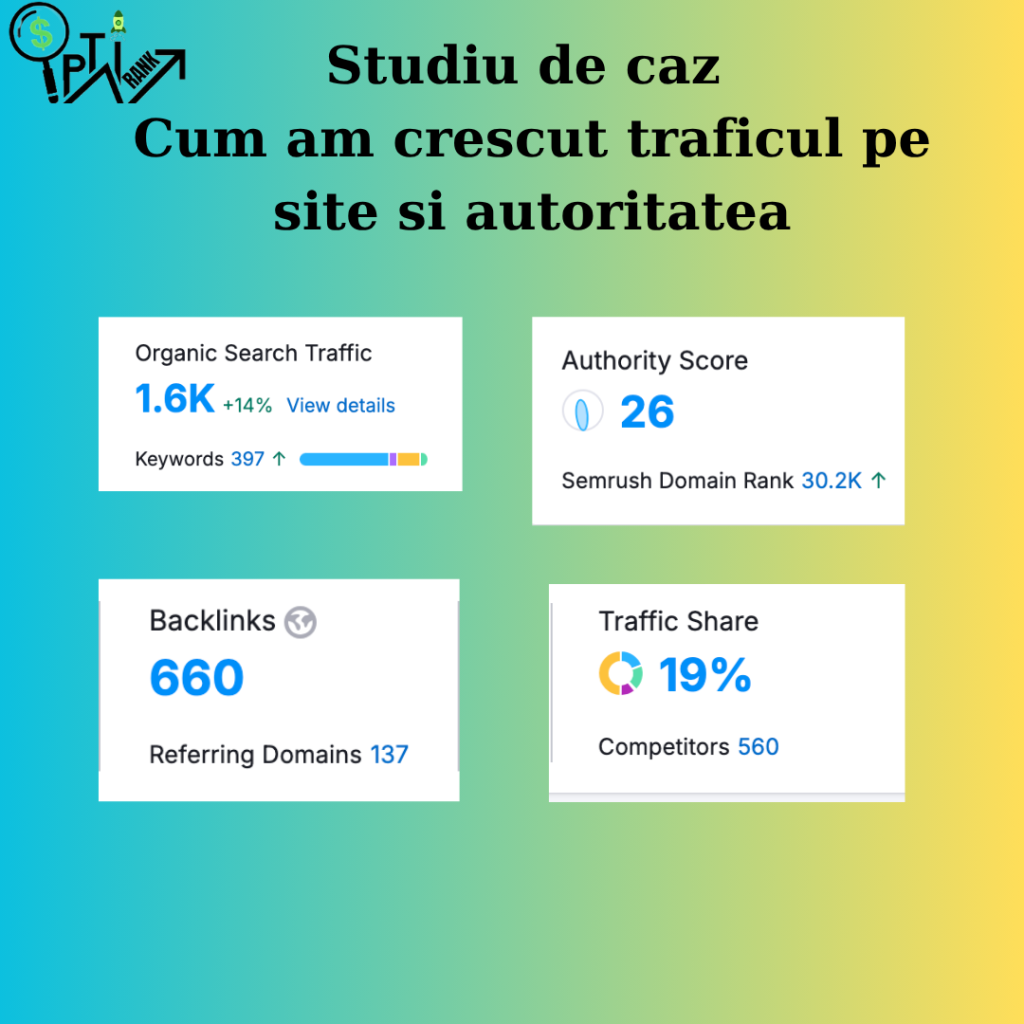 Studiu de caz crestere seo