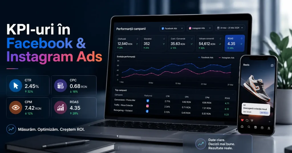 kpi in facebook si instagram ads